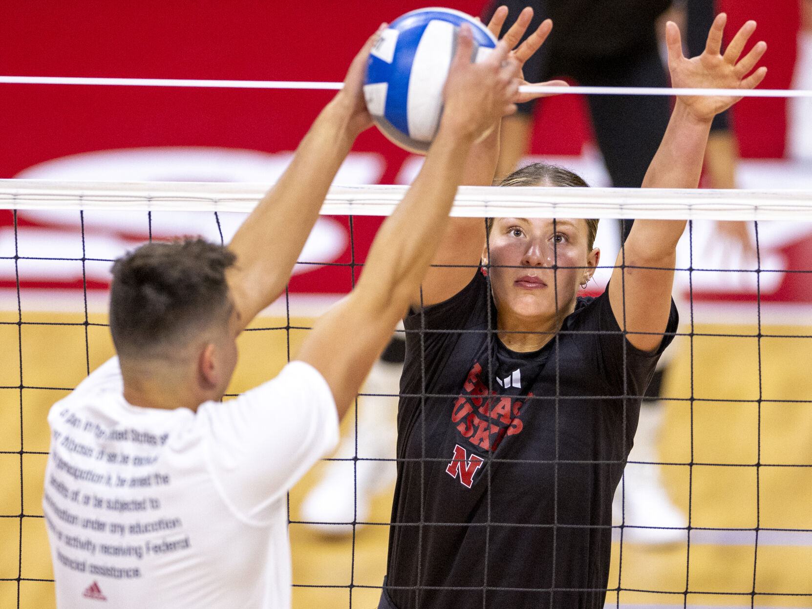 NU volleyball practice